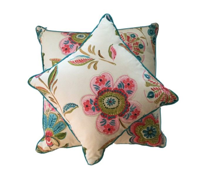 COJINES SUMMER BLUE SET/2