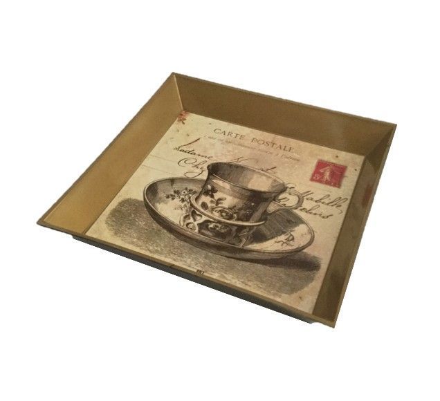 BANDEJA CUADRADA TAZA - Imagen 2