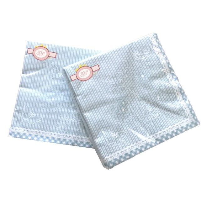SERVILLETAS PAPEL AZUL SET/2