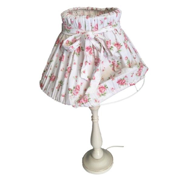 LÁMPARA SOBREMESA MADERA FLORA - Imagen 2