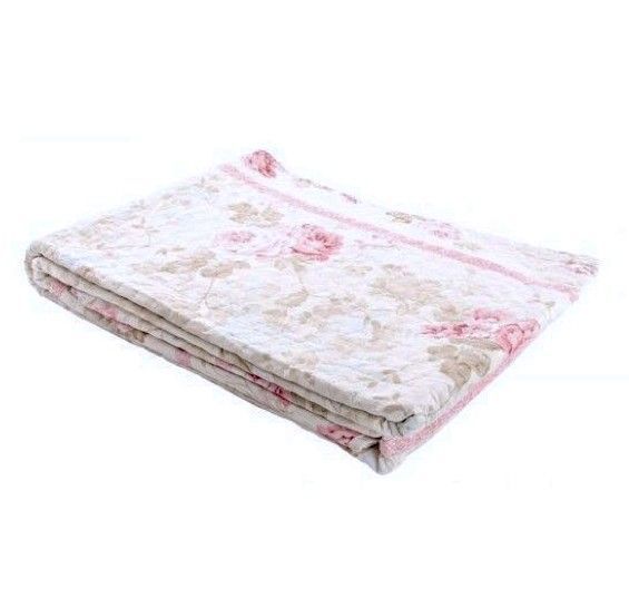 COLCHA BOUTÍ ROSA INGLESA