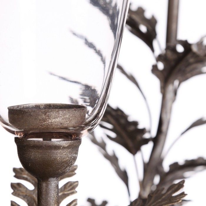 PORTAVELAS PLATA ANTIQUE - Imagen 2