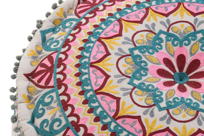 COJÍN CUADRADO SUELO MULTICOLOR - Imagen 2