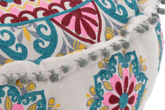 COJÍN CUADRADO SUELO MULTICOLOR - Imagen 3