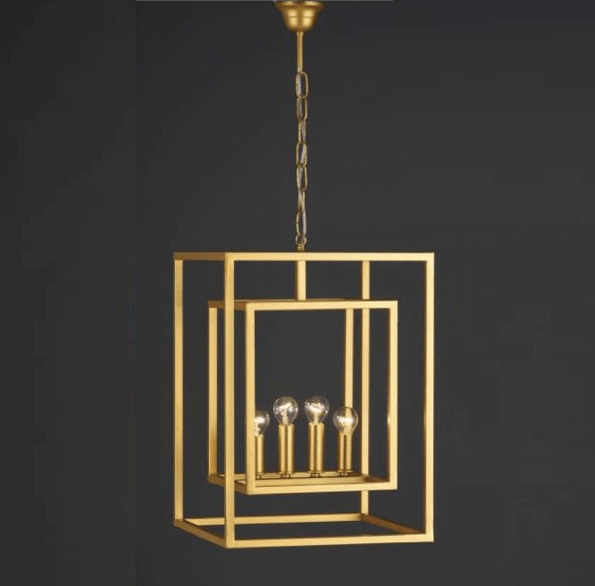 LÁMPARA TECHO CALÍOPE 4 LUCES