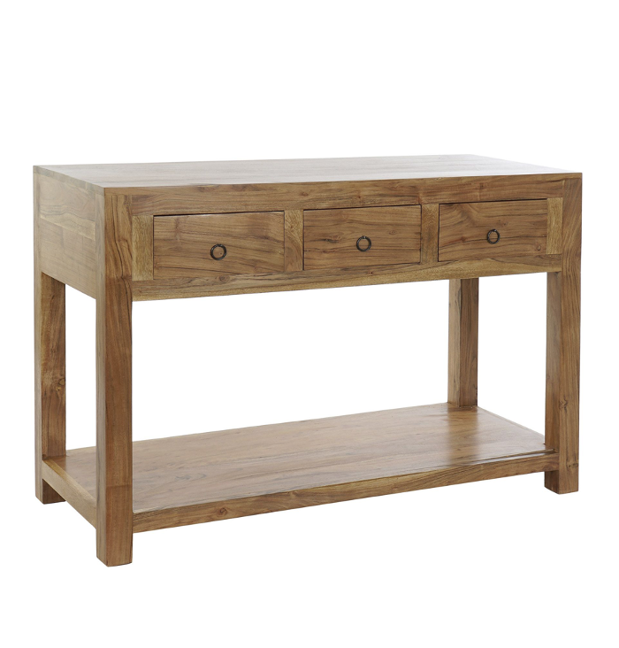 CONSOLA ACACIA VETEADA