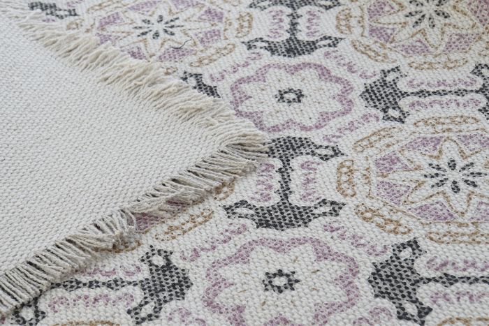 ALFOMBRA ALGODÓN/DISEÑO HIDRÁULICO 2.30x1.60 ¡¡AGOTADA!! - Imagen 4